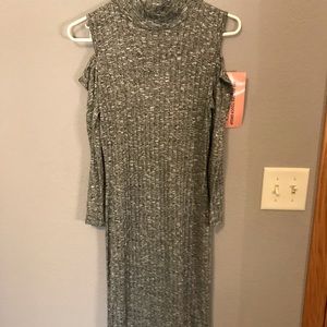 Black and white cut out dress
